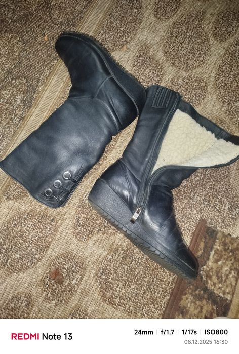 Женские кожаные зимние сапожки р.38 .ц 350гр.