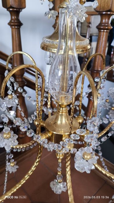 Candeeiros vintage cristal diversos