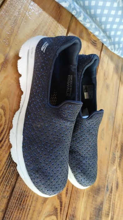 Мокасины Skechers блискучі 38