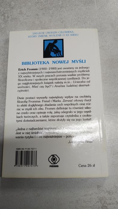 Zerwać okowy iluzji. Erich Fromm