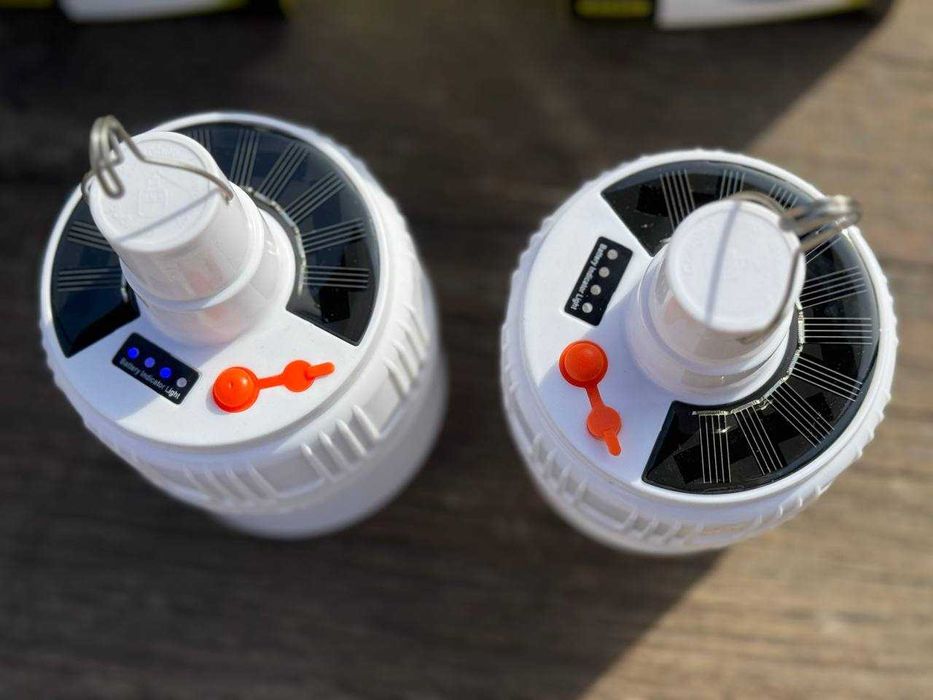 Підвісний кемпінговий ліхтар-лампа, сонячна панель 1200mAh