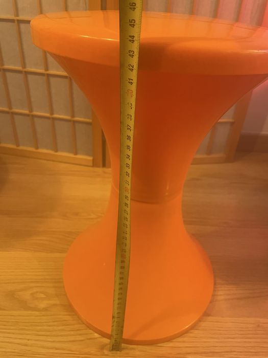 Tam Tam Banco Stool Space Age Orange Retro Vintage Mid Century Design