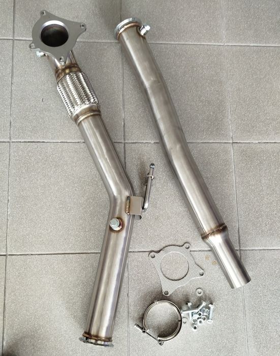 Down Pipe 76 mm Golf 5/6 Scirocco 2.0 TSi