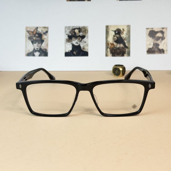 Okulary oprawki zerówki unisex kwadratowe nerdy retro Acetat Tytanowe