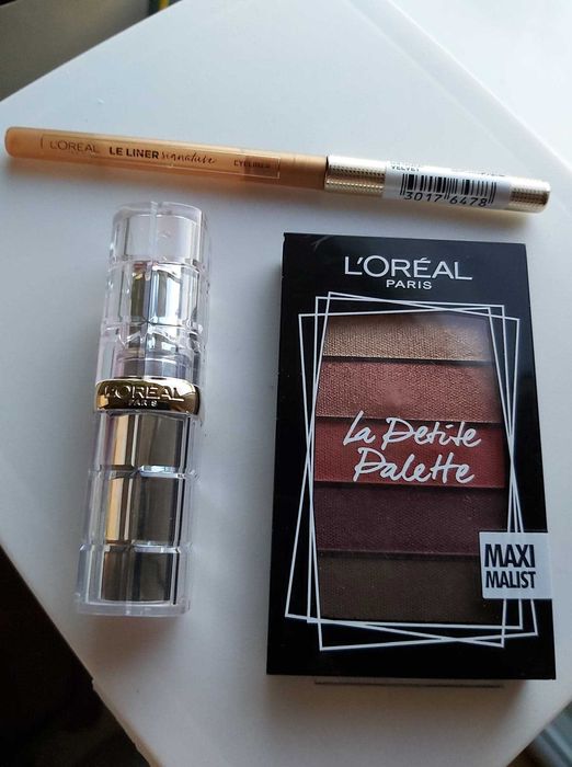 Zestaw kosmetyków kolorowych Loreal, Maybelline