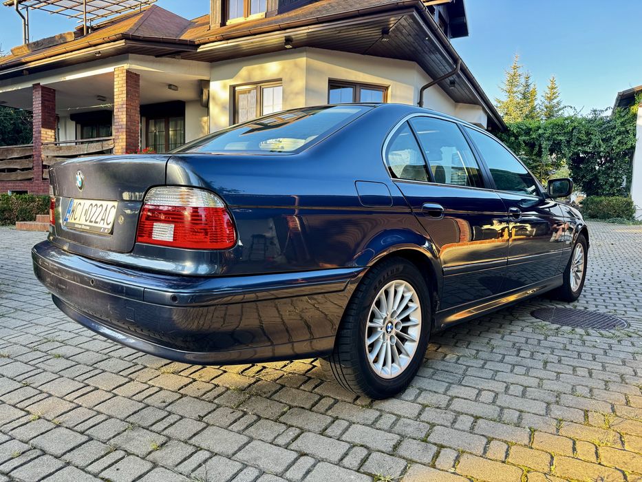 BMW e39 530i Sedan – Toledoblau Metallic – 2001 – 218 000 km