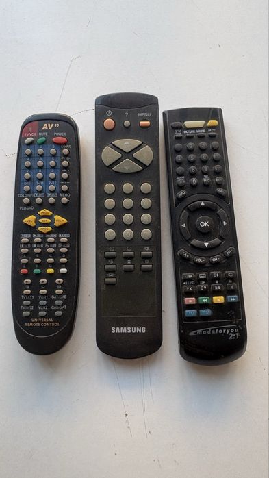4 Remote Controls from Various Brands