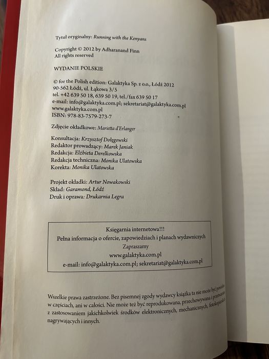 Dogonić Kenijczyków. Adharanand Finn. Okazja !