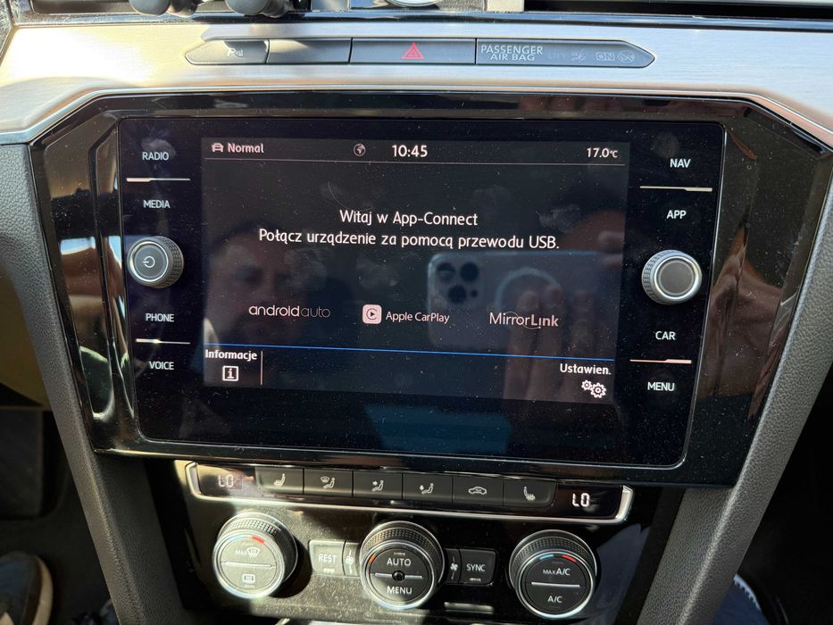 VW Nawigacja Carplay Android Auto Arteon Golf Tiguan Touran MAPA EU