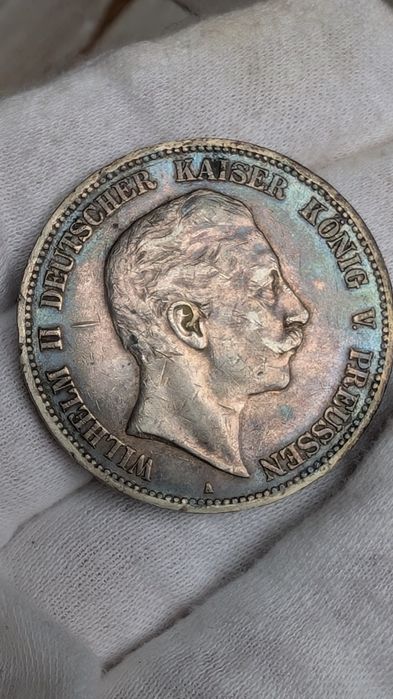 5 Mark 1902 – Prusy – Srebro – Wilhelm II