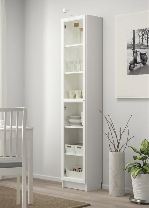 Regał/witryna  szkło BILLY Ikea