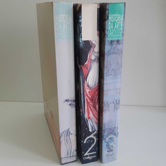 3 Livros Grandes História da Arte Larousse - Civilização Editora