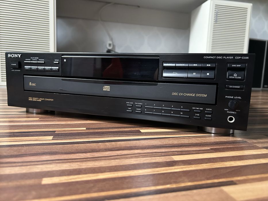 Sony CDP-C335 – odtwarzacz CD  5 płytowy – made in Japan