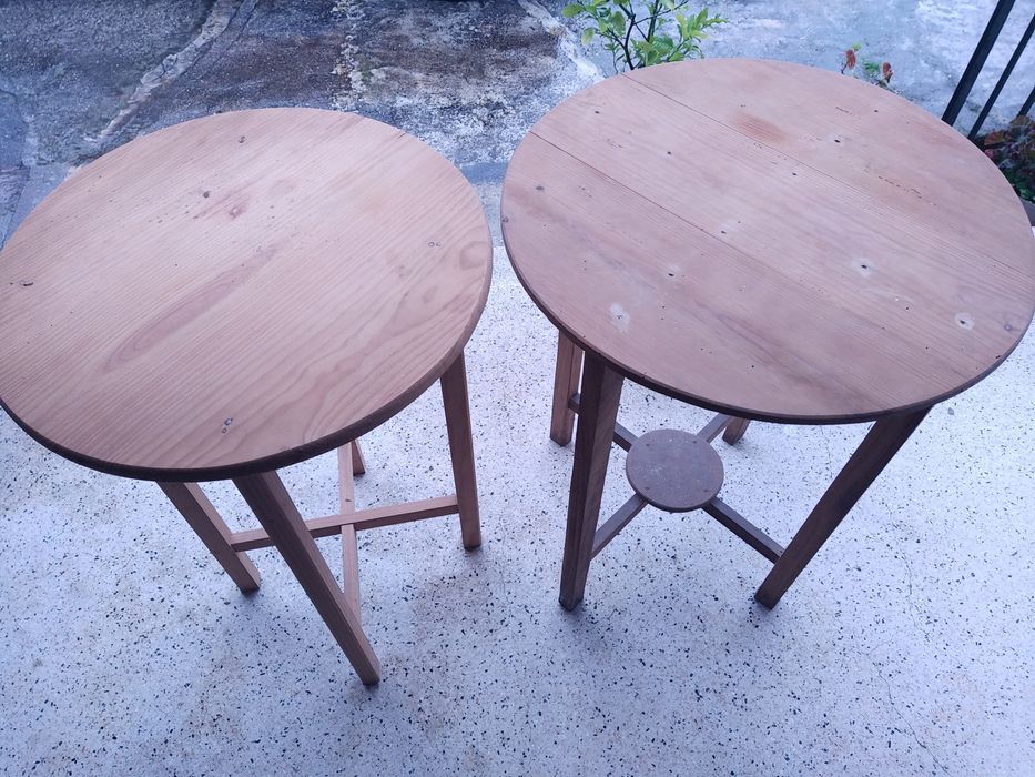 2 mesas redondas
