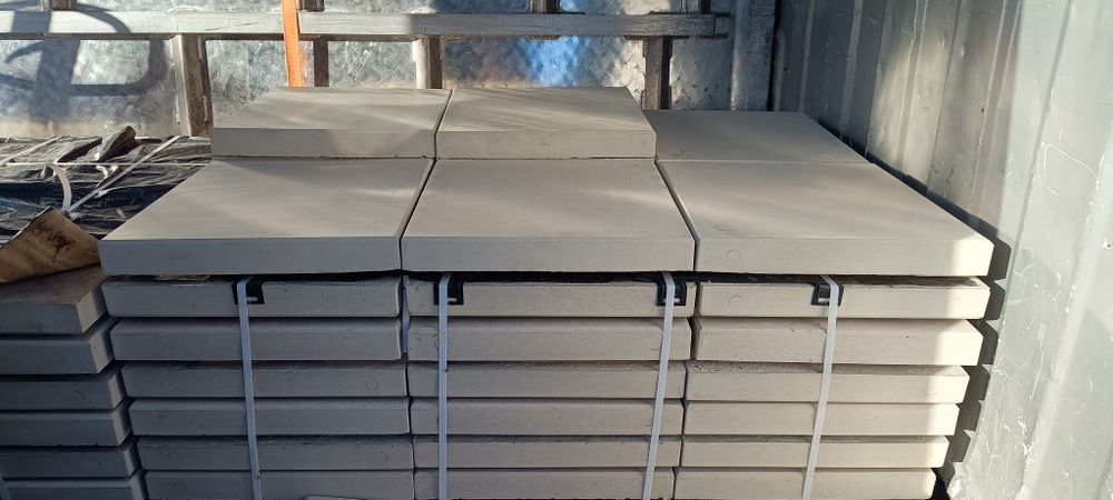 Płytki chodnikowe gładkie kolor grafitowy