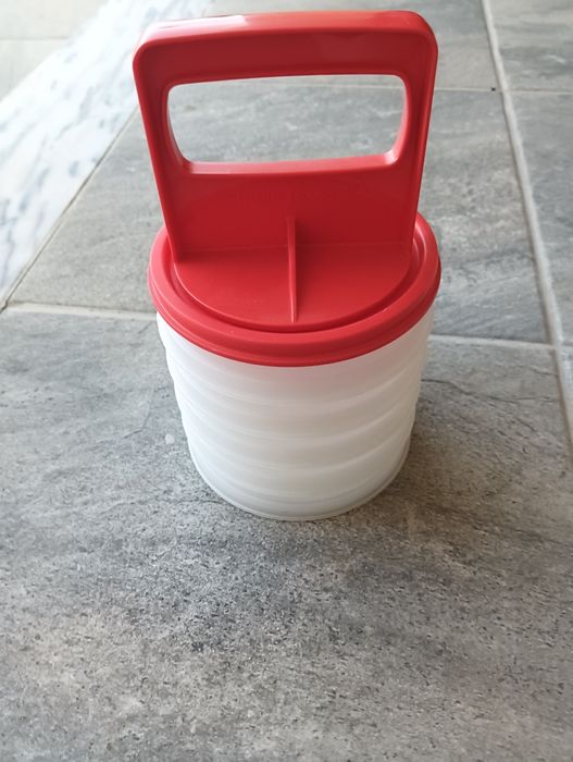 Hambúrguer tupperware com prensa e formas447424151348193282