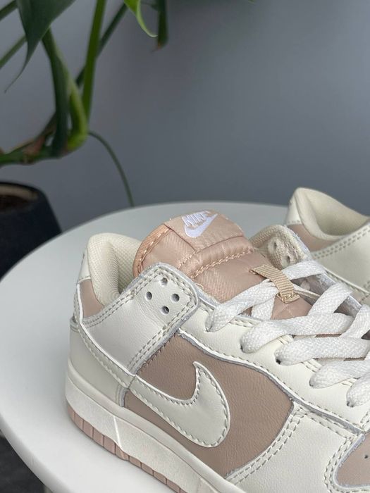 Кросівки Кроссовки Nike Dunk Low Next Nature White Brown Кросовки повсякденні