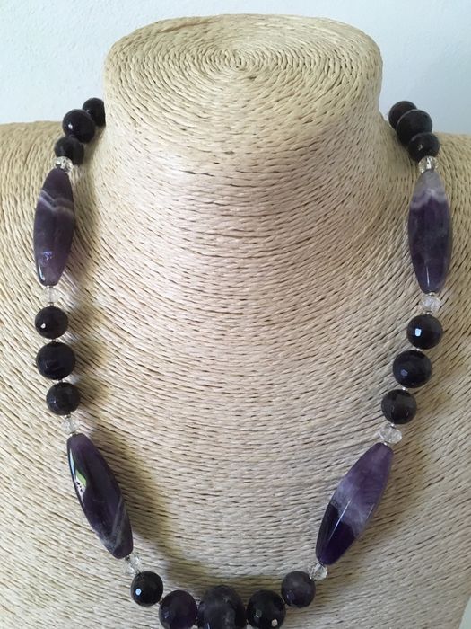 Korale ametyst naturalny