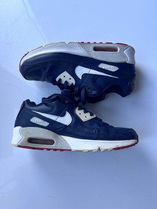 Nike Air Max 90 skórzane granatowe rozmiar 38.5 stan dobry