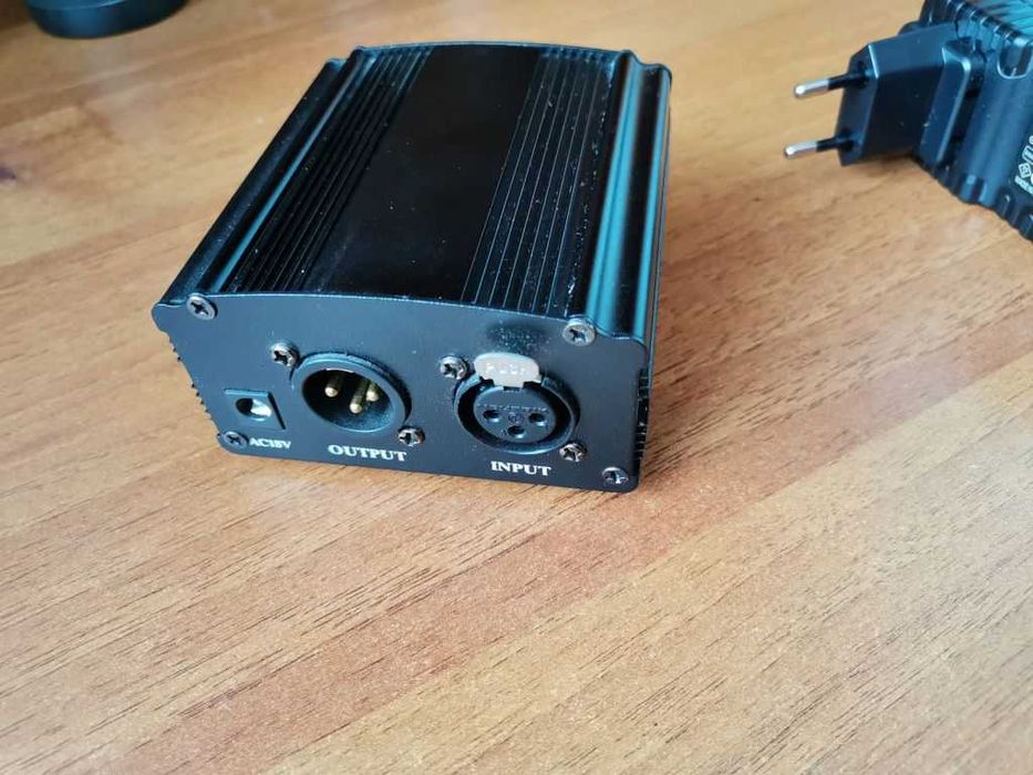 Фантомное питание 48в 48v конденсаторного микрофона фантомного питания