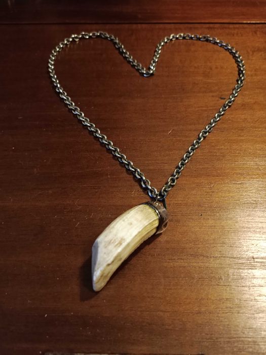 Fio Troféu Presa Prata Esterlina Vitoriano da Era do Raj 70 cm 65 gr