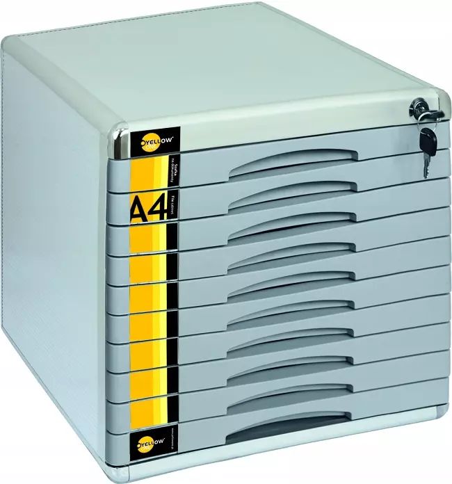 Przybornik na długopisy, na karteczki Yellow One. Nowy Produkt