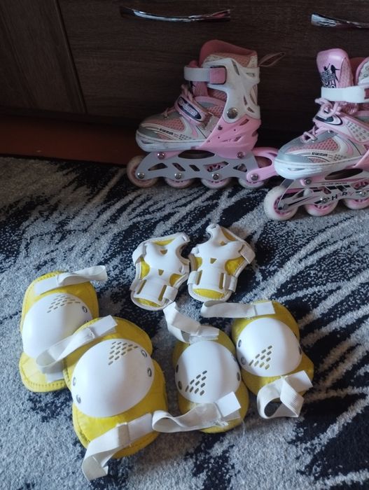 Ролики детские+ защита размер 29-33