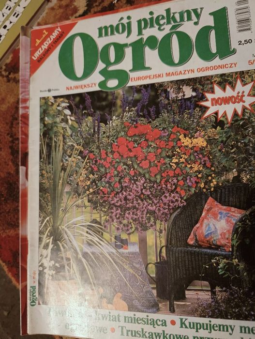 Mój piękny ogród, czasopismo z różnych lat, komplet 10 szt