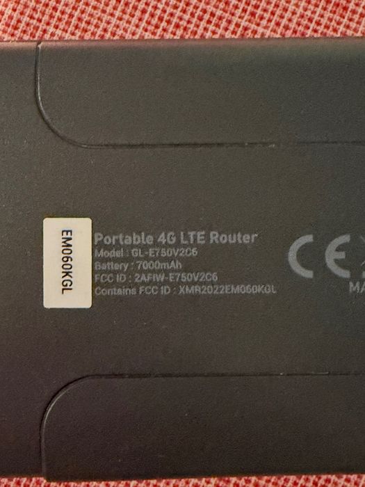 Router portátil 4G LTE GL.iNet GL‑E750V2C6 Novo