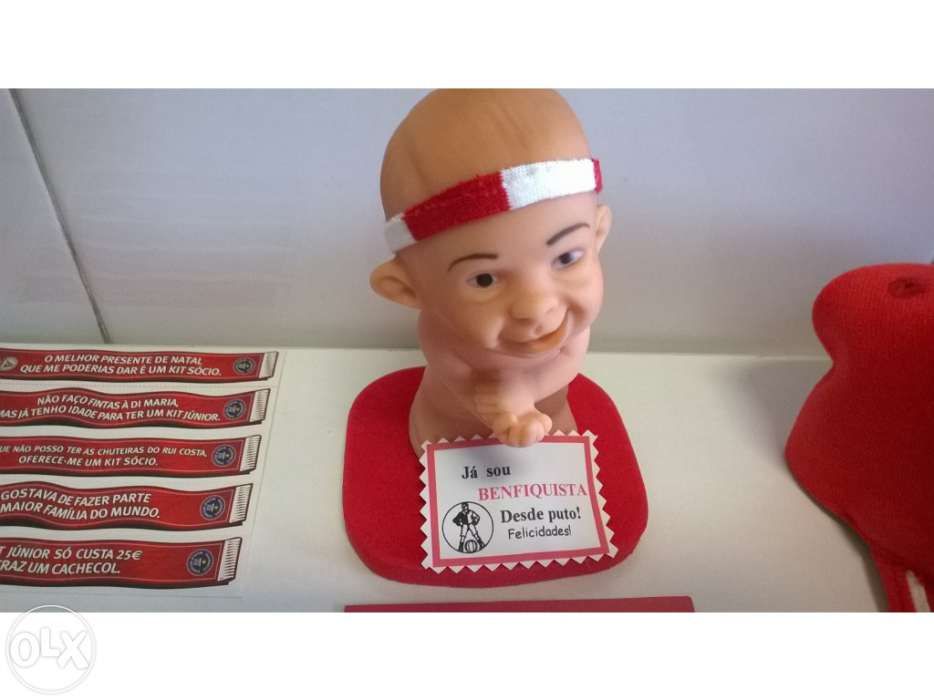 Varios objetos do sport lisboa e benfica