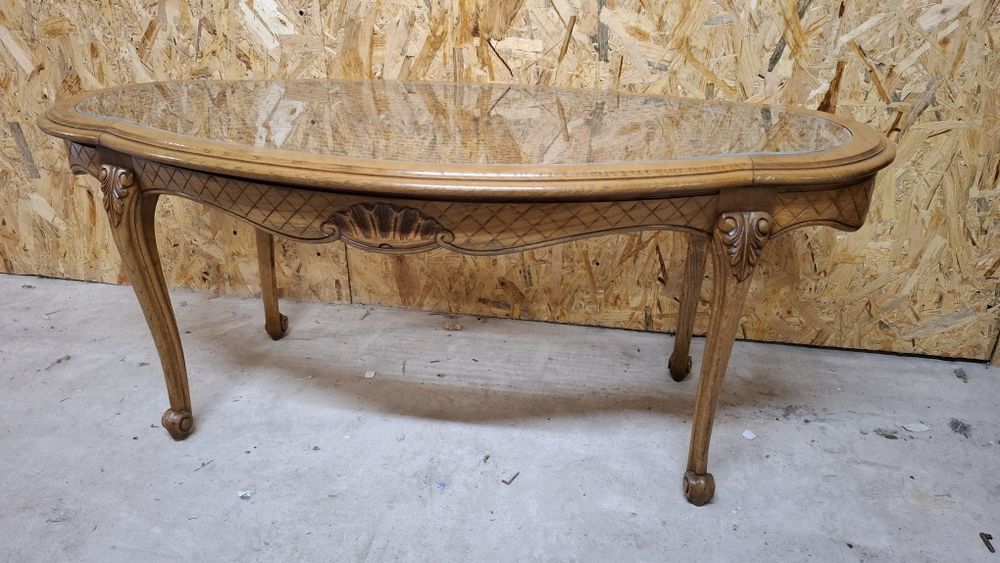 Ława ludwikowska z rafia