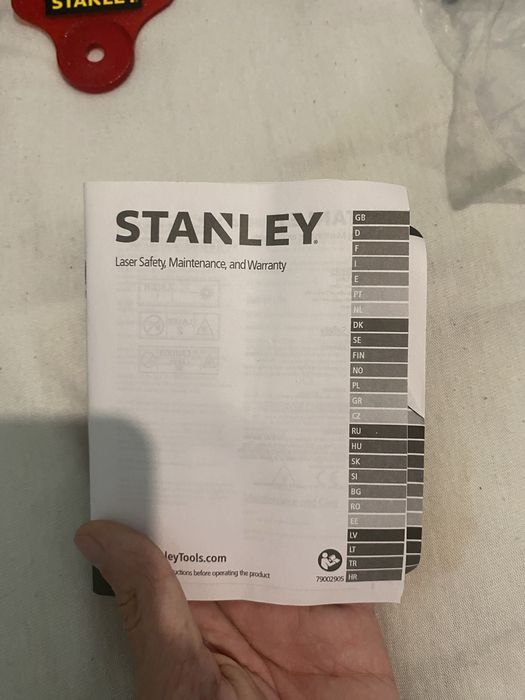 Stanley fatmax ZESTAW laser krzyżowy