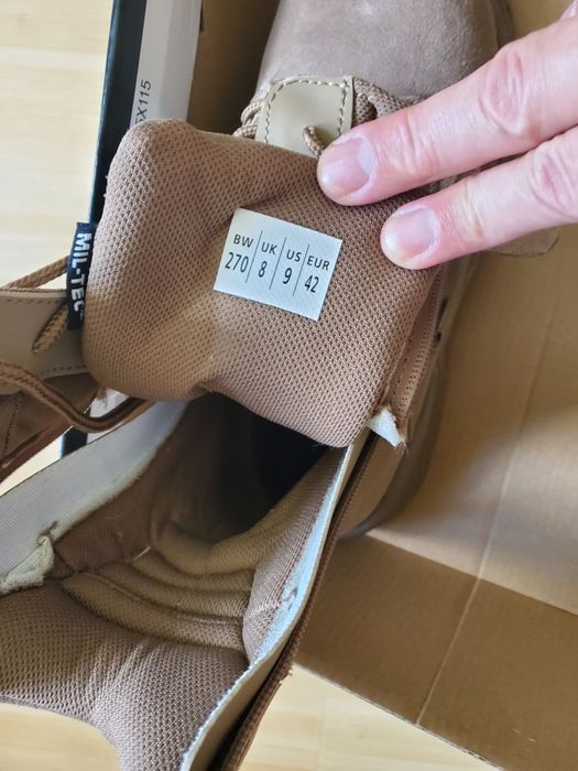 Ботинки тактические Mil-Tec Two Zip Coyote 12822205 42