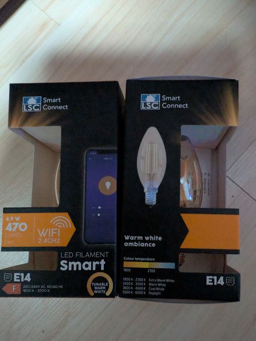 Żarówka Smart connect E14 470 Lumen 7 sztuk
