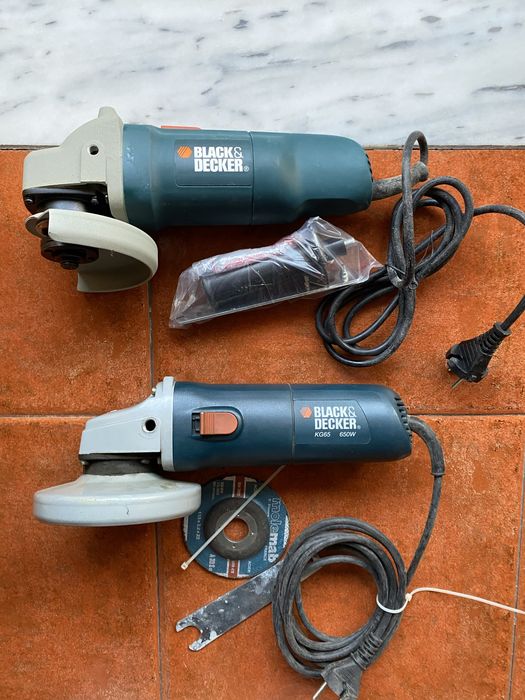 Rebarbadoras Black & Decker 115mm (650W e 710W) – como novas