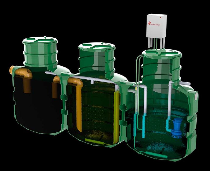 Przydomowa oczyszczalnia ścieków BIOSOLID 8 NOWA WERSJA