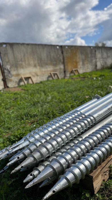 Ліквідація складу! Геошурупи оцинковані, палі для фундаменту, паркану