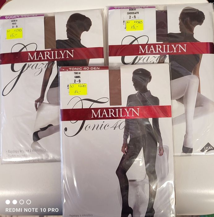 Rajstopy Marilyn 60den i 40den rozm.2. 3szt.   0566