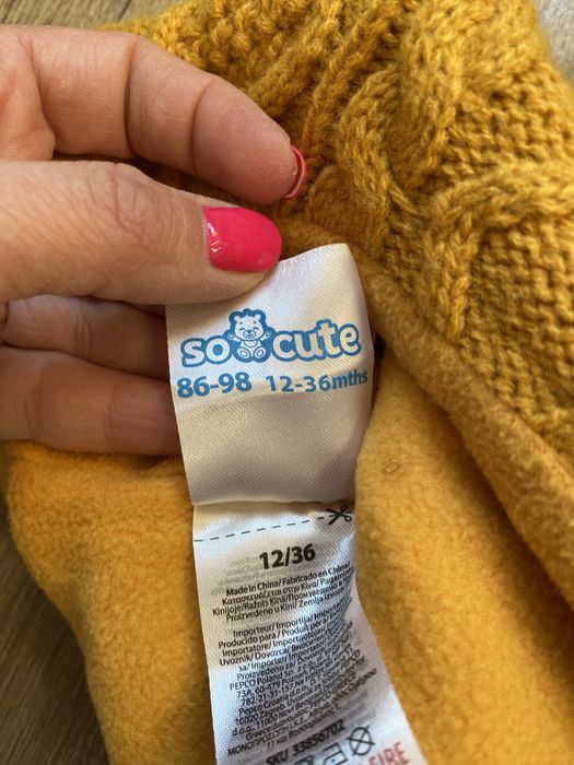 Czapka zimowa dziecięca 86 92