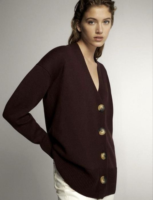 Massimo Dutti вовняний кардиган з кашеміром