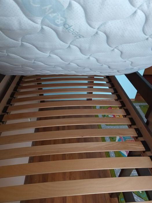 Ліжко-чердак дитяче з матрацом