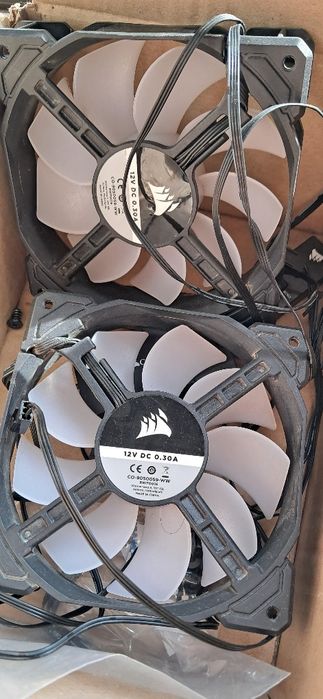 Ventoinhas Corsair SP120 (Azuis) + Controlador