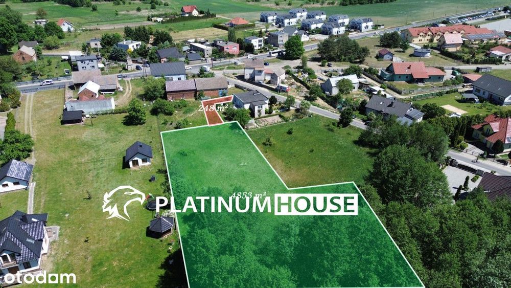 Działka 5101 m² pod zabudowę jednorodzinną | Płoty