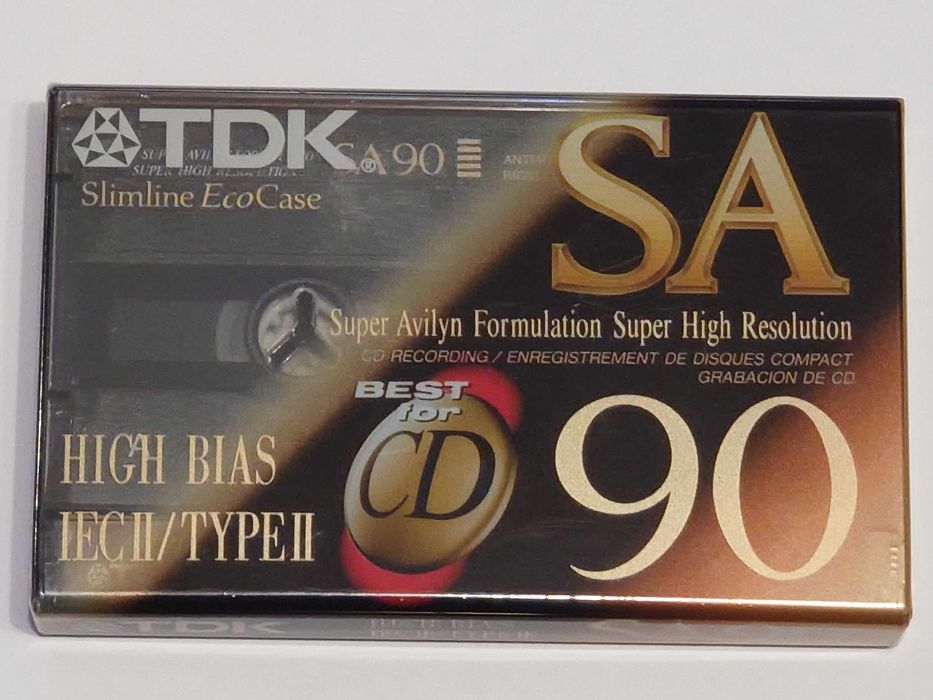 TDK SA 90 model na lata 1992/1997 na rynek Amerykański