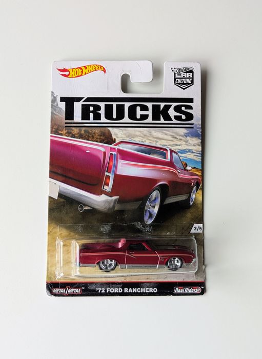 '72 Ford Ranchero Premium Хот Вілс Форд Преміум Ранчеро Пікап Червоний