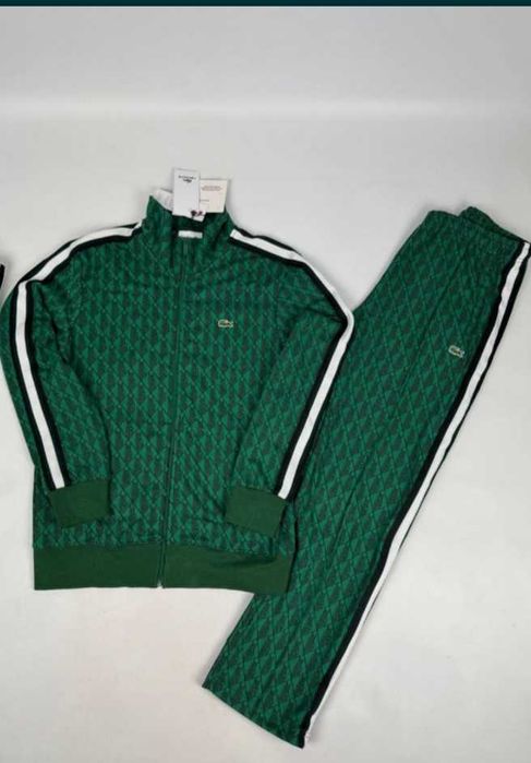 Nowe dresy Lacoste Monogram green