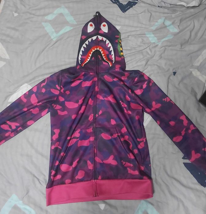 Кофта зипка bape shark розмір М чоловіча