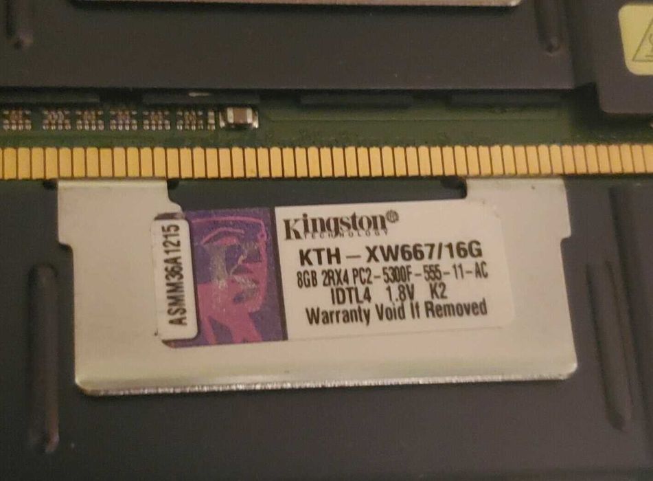 Пам'ять серверна Kingston DDR2 8Gb FBDIMM PC2-5300F-555-11 2Rx4 667MHz