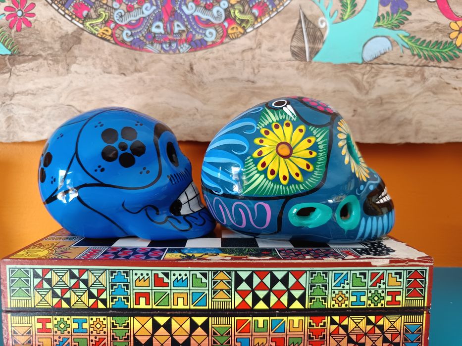 Caveiras mexicanas pintadas