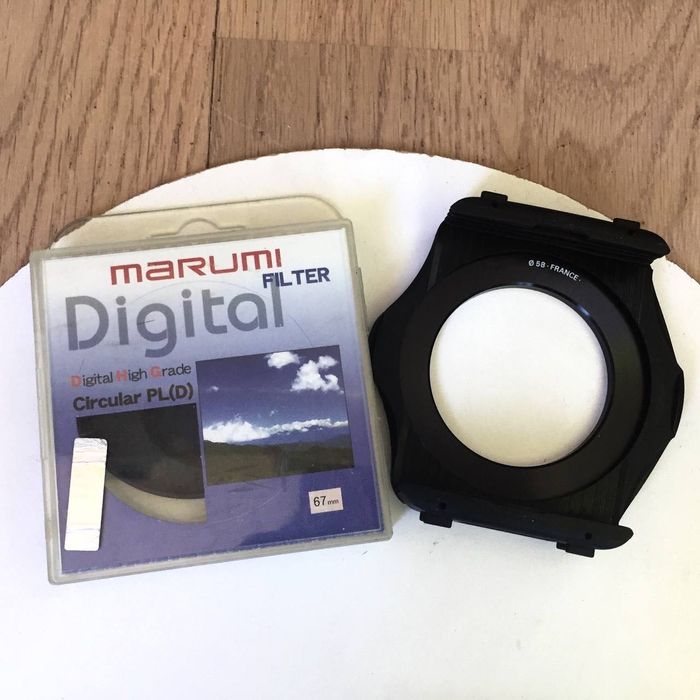 Лот фільтрів Marumi 67 mm:Lens Protect/Light Control-8/ Circular PL(D)